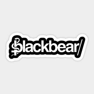 BlackBear Word Logo Sticker